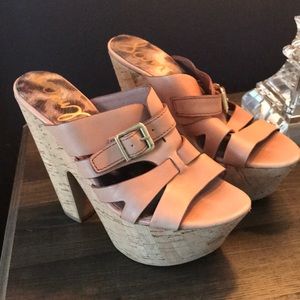 Sam Edelman platform cork heel